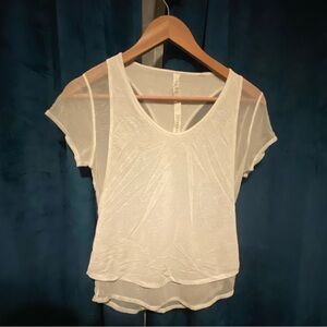 Sold. Lululemon top size 2 never worn